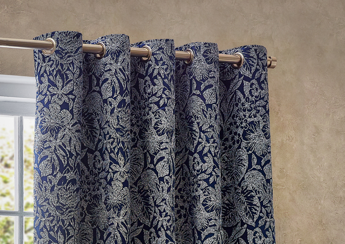 Bali Eyelet, Midnight - Ready Made Curtains - Image 9